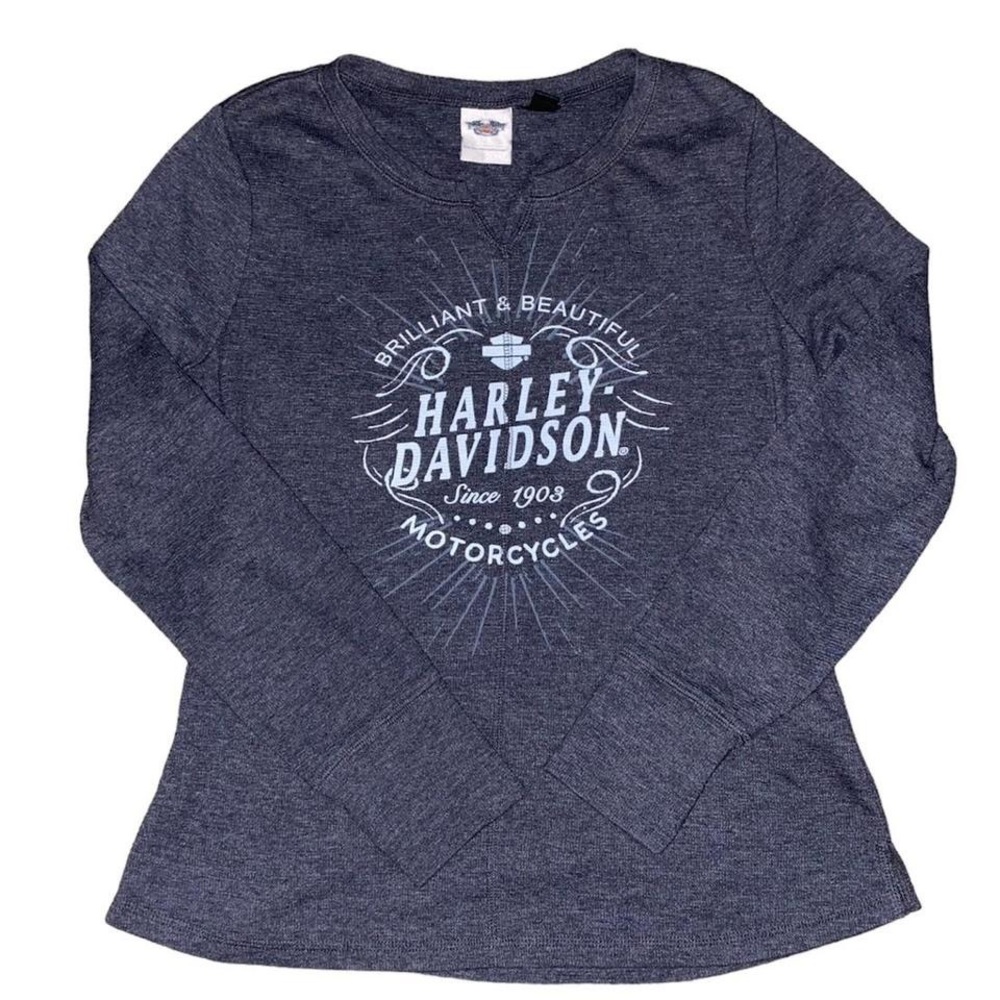 Y2K 2000s Harley Davidson Motorcycles Long Sleeve T-shirt Tshirt